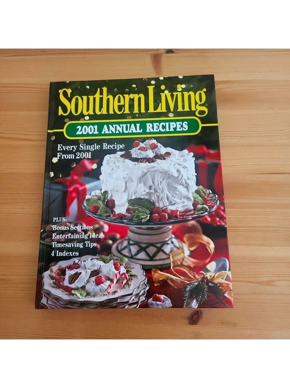 Vintage Southern Living 2001 Annual Recipes 368 Page Hardcover Cookbook